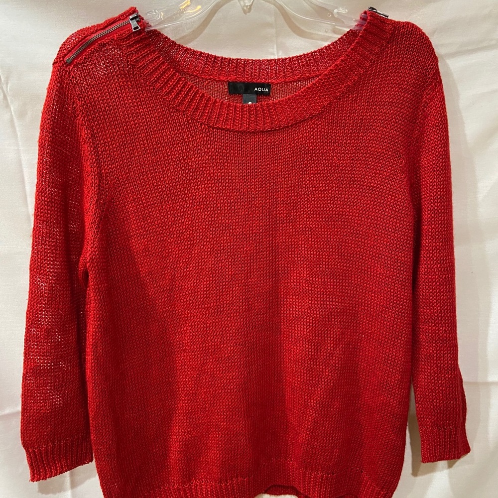 Aqua Sweater SZ Med